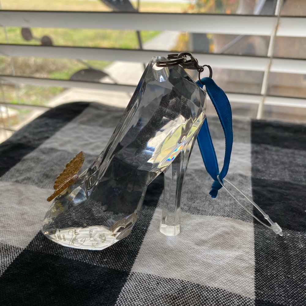 Walt Disney World parks Cinderella ornament heel clear /figurine NLA